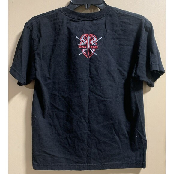 WWE Roman Reigns From Ashes To Empire Wrestling T-Shirt Youth Size Large Black - Picture 6 of 6